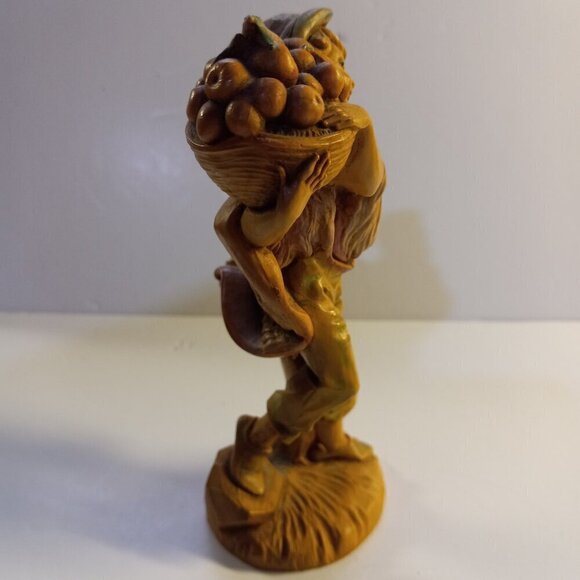 Fontanini Depose Italy 145 Seth Carrying Basket of Fruit Classic Figurine 1987 - Picture 10 of 10